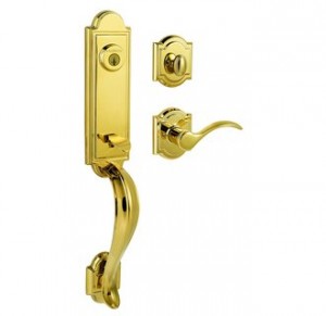 Polished Brass Door Handle