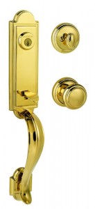 Polished Brass Door Handle