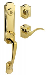 Polished Brass Door Handle