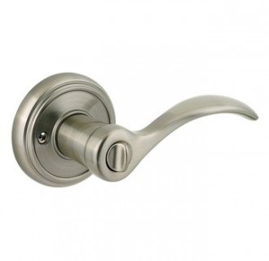 Tobin Privacy Satin Nickel Door Handle