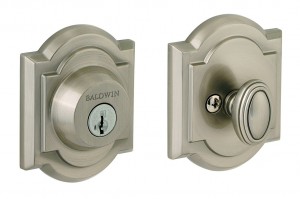 Baldwin Satin Nickel Doorknob Keylock